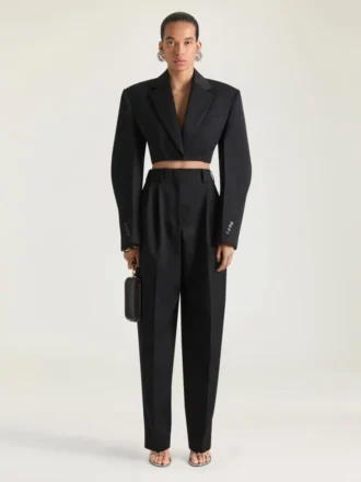 Aftonclutch i nappaläder med kedja