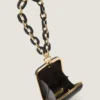 Aftonclutch i nappaläder med kedja