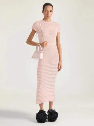 Antigona sminkväska i boxläder med kedja