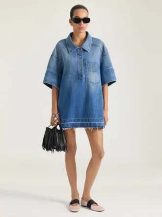 Ballerinaskor med skuren kant i satin