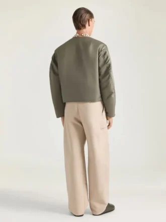 Bomberjacka i nylon med Givenchy Paris-märke