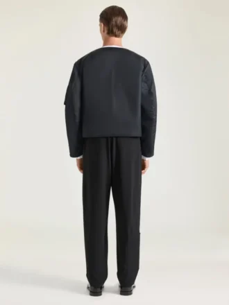 Bomberjacka med couture-sömmar i nylon