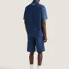 Couture Seam-skjorta i indigoblå denim med Givenchy-stämpel Couture Seam-skjorta i indigoblå denim med Givenchy-stämpel