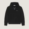 Couture Seam-hoodie i fleece med broderat Givenchy Paris Couture Seam-hoodie i fleece med broderat Givenchy Paris