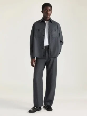 Couture Seam Overshirt i flanell
