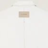 Couture Seam Overshirt i vit denim