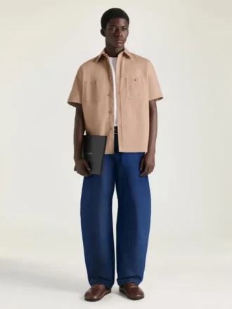 Couture Seam-skjorta i bomull med Givenchy Paris-märke