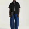 Couture Seam-skjorta i bomull med Givenchy Paris-märke Couture Seam-skjorta i bomull med Givenchy Paris-märke