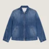 Couture-sömjacka i mörkblå denim Couture-sömjacka i mörkblå denim