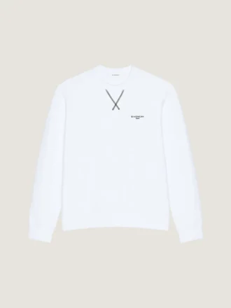 Couture-sweatshirt i fleece med Givenchy Paris