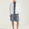 Couture-sydd jacka i denim med broderat Givenchy Paris