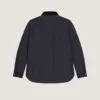 Couture-sydd quiltad overshirt med Givenchy Paris-patch Couture-sydd quiltad overshirt med Givenchy Paris-patch