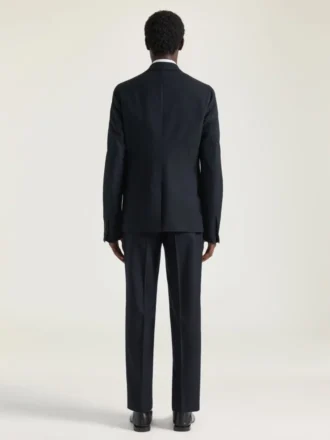 Byxor i flanell med avslappnad passform