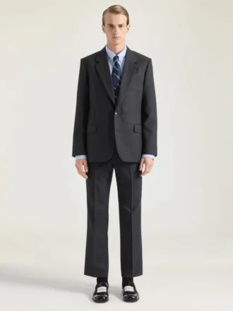 Raka, skräddarsydda byxor i flanell