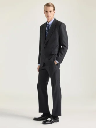 Raka, skräddarsydda byxor i flanell