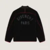 Fleecejacka med couture-sömmar och broderat Givenchy Paris Fleecejacka med couture-sömmar och broderat Givenchy Paris