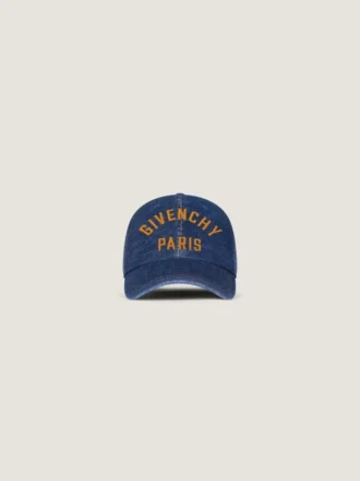 Givenchy-broderad keps i denim
