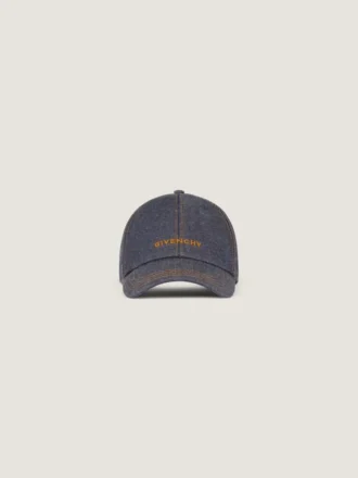 Givenchy-broderad keps i denim