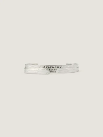 Givenchy Tape-armband i metall och emalj