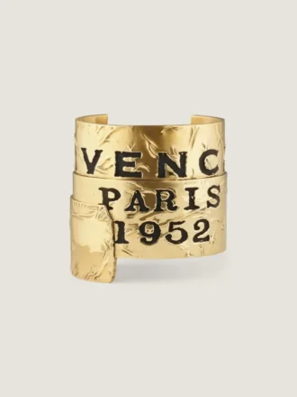 Givenchy Tape-armband i metall och emalj