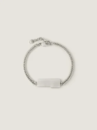 Givenchy Tape-armband i metall och emalj