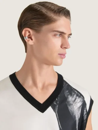 Givenchy Tape Earcuff i metall och emalj