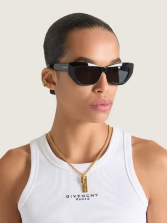 Givenchy Tape-halsband i metall och emalj