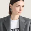Givenchy Tape-örhängen i metall och emalj Givenchy Tape-örhängen i metall och emalj