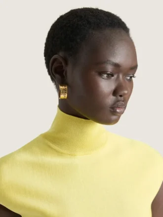 Givenchy Tape-örhängen i metall och emalj