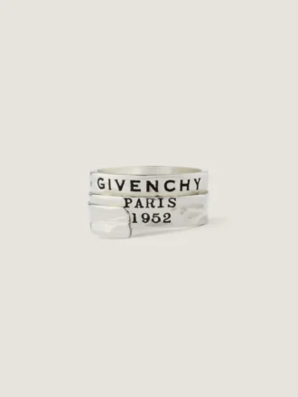 Givenchy Tape-ring i metall och emalj