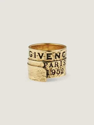 Givenchy Tape-ring i metall och emalj