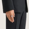 Givenchy Tape-ring i metall och emalj
