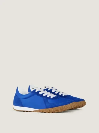 Glide-sneakers i nylon och mocka