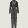 Heldräkt i mesh med Givenchy-signatur Heldräkt i mesh med Givenchy-signatur