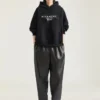 Hoodie-tröja i fleece med Givenchy-bandtryck Hoodie-tröja i fleece med Givenchy-bandtryck