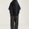Hoodie-tröja i fleece med Givenchy-bandtryck Hoodie-tröja i fleece med Givenchy-bandtryck