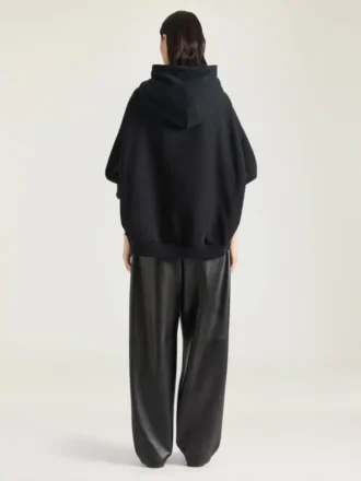 Hoodie-tröja i fleece med Givenchy-bandtryck Hoodie-tröja i fleece med Givenchy-bandtryck