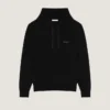 Huvtröja i ull och kashmir med broderat Givenchy Paris Huvtröja i ull och kashmir med broderat Givenchy Paris