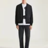 Kofta i bomullstrikå med Givenchy Paris-jacquard Kofta i bomullstrikå med Givenchy Paris-jacquard