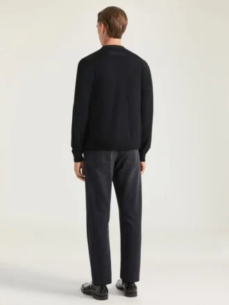 Kofta i bomullstrikå med Givenchy Paris-jacquard