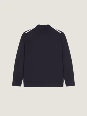 Kofta i ull med grosgrain-detaljer