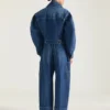 Mediumblå korta Cocoon Cargo-jeans Mediumblå korta Cocoon Cargo-jeans