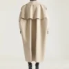 kokongtrenchcoat i bomull