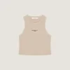 Kort linne i bomull med Givenchy Paris-tryck Kort linne i bomull med Givenchy Paris-tryck