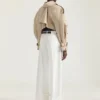 Kort trenchcoat i bomull Kort trenchcoat i bomull