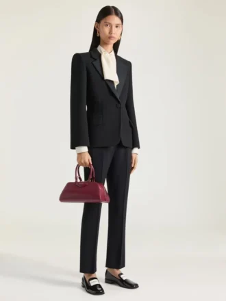 Liten Antigona East-West-väska i boxläder