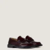 Loafers för herrar i borstat läder Loafers för herrar i borstat läder