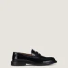Loafers för herrar i borstat läder Loafers för herrar i borstat läder