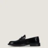 Loafers för herrar i borstat läder Loafers för herrar i borstat läder
