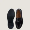 Loafers för herrar i borstat läder Loafers för herrar i borstat läder